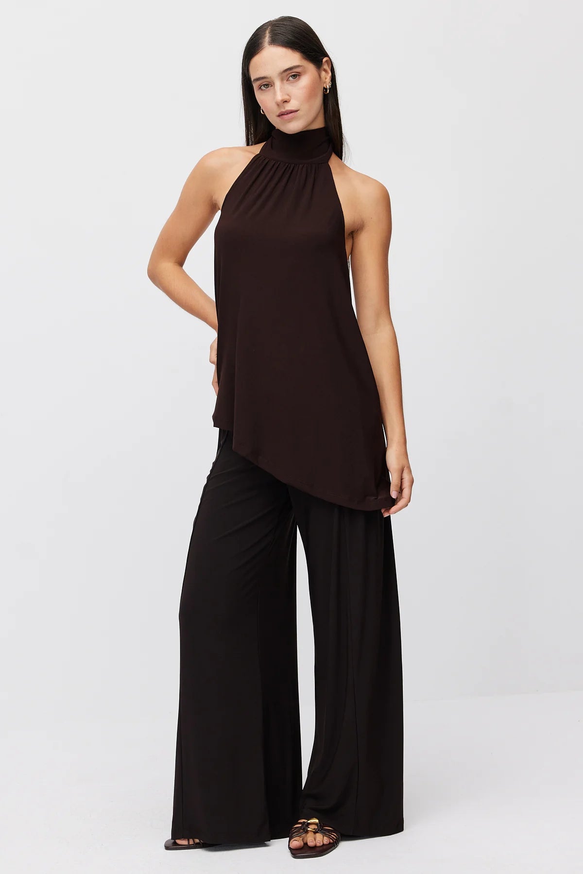 Women's Wide Leg Relaxed Fit Trousers