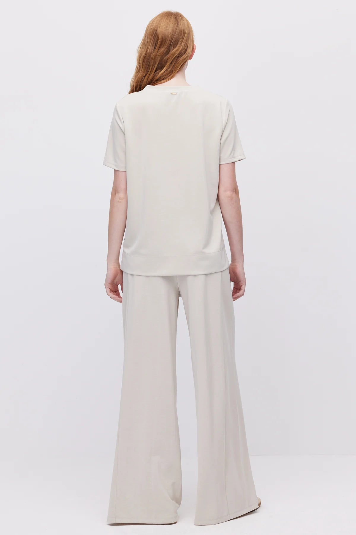Women's Wide-Leg Draped Trousers