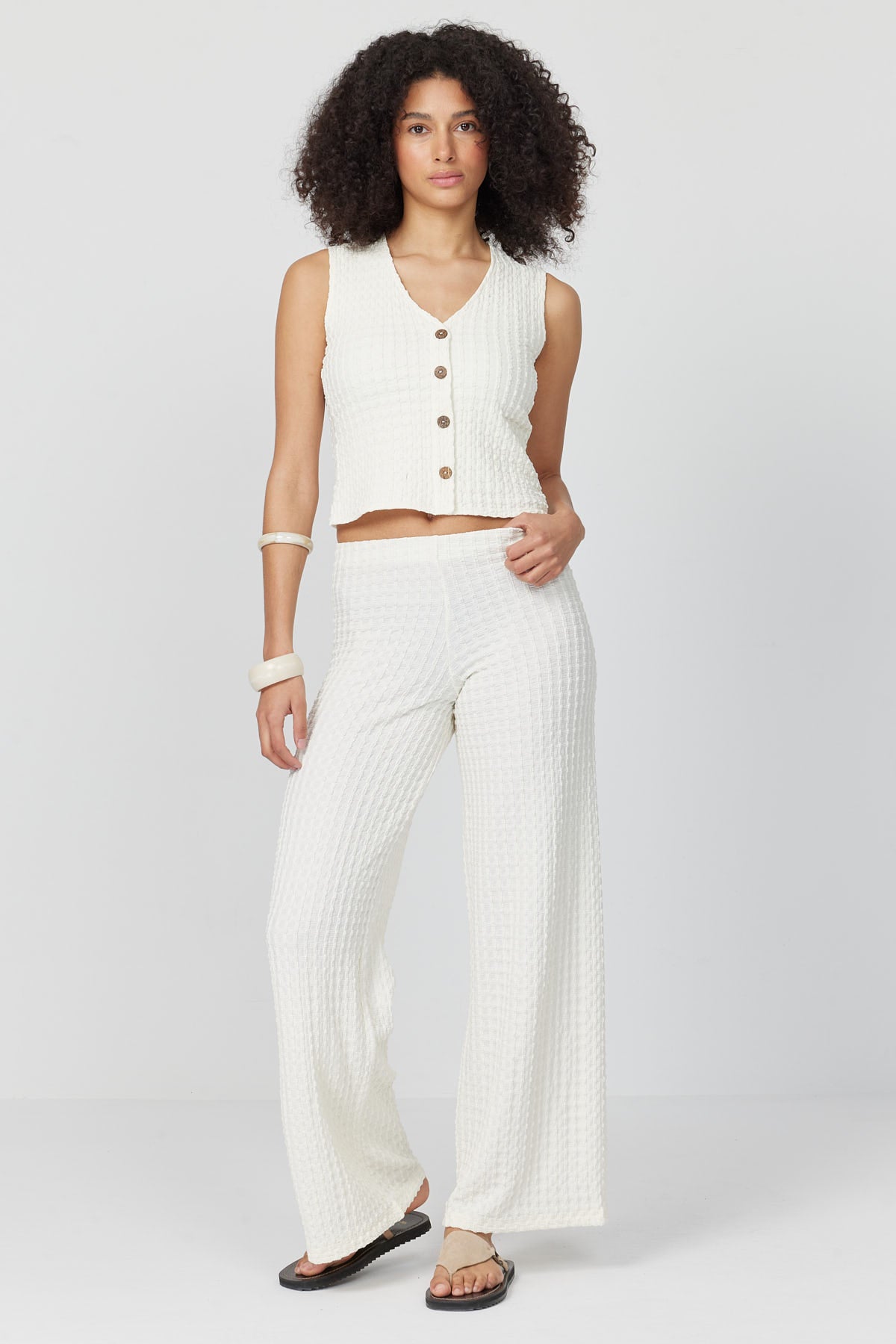 Women's Textured Pants