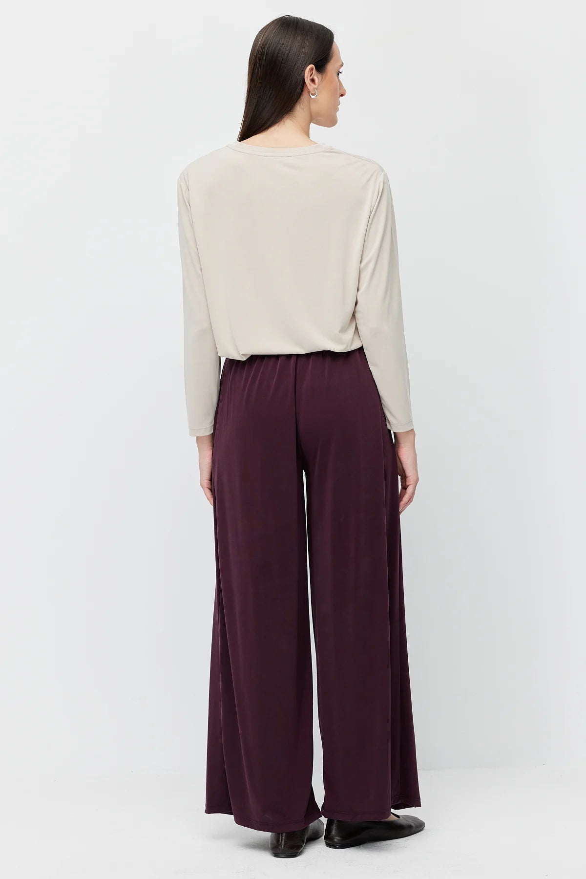 Women's Pleated Modal Trousers