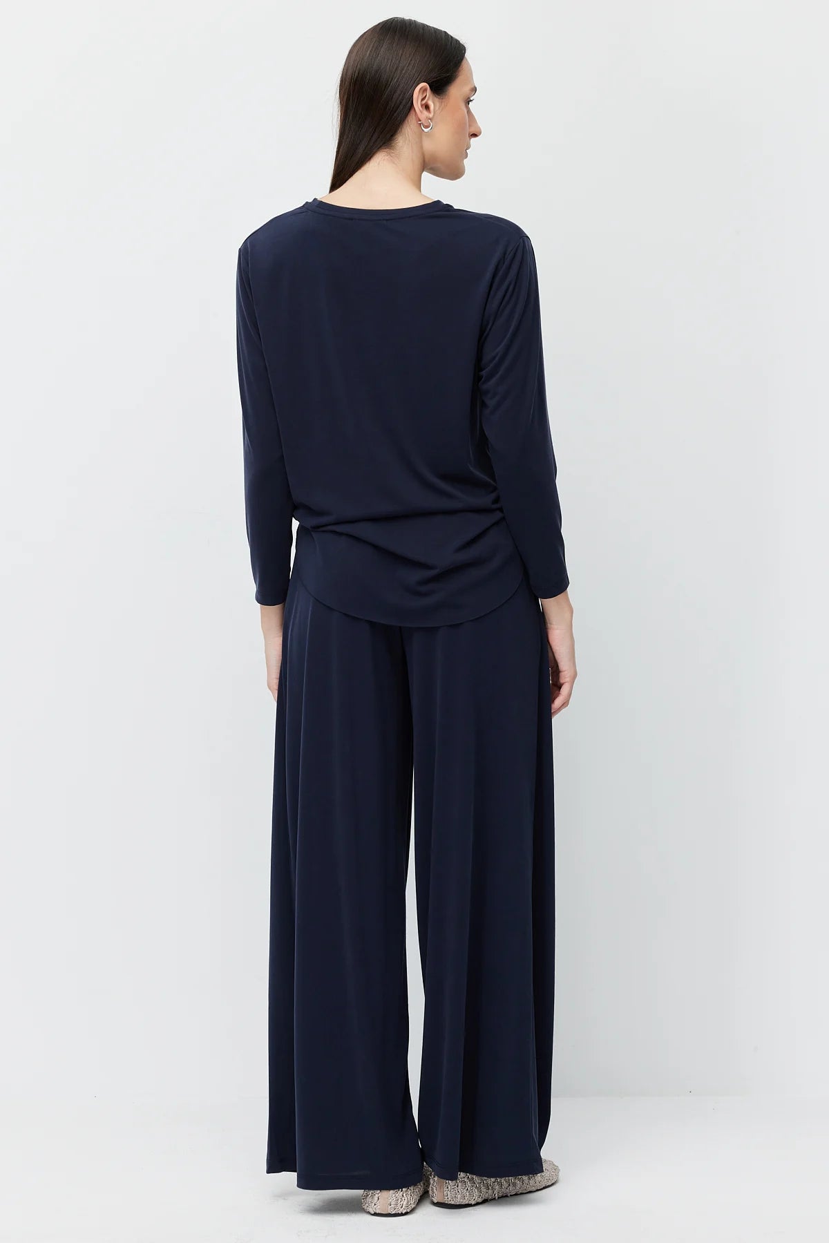 Women's Pleated Modal Trousers