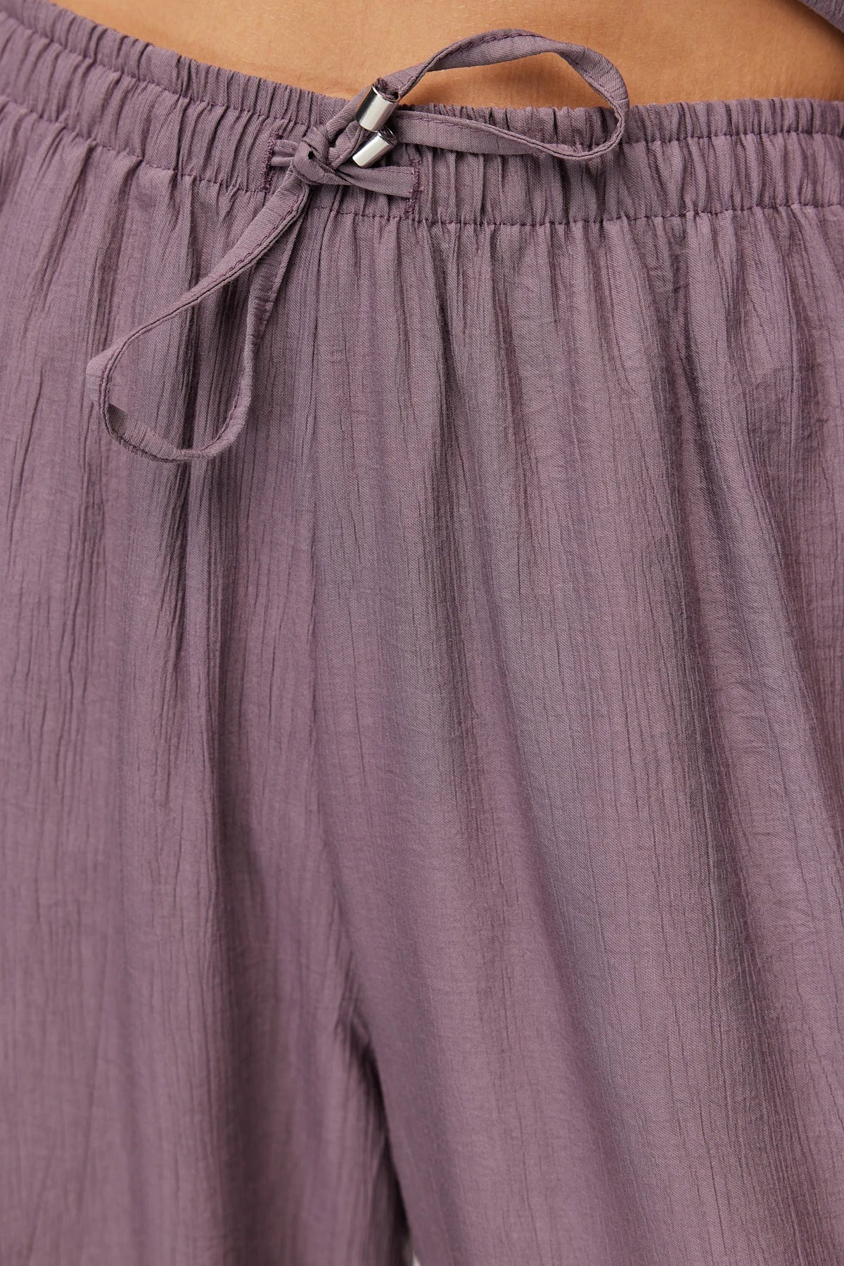 Women's Wide Leg Trousers with Tie Waist