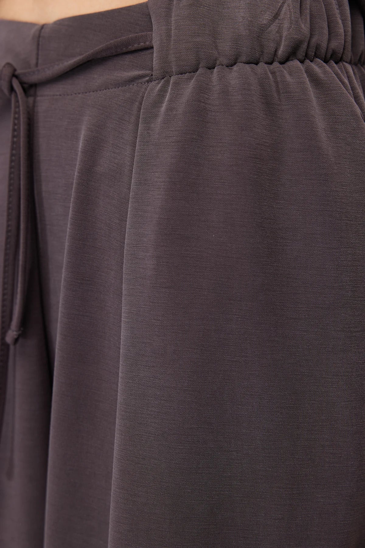 Women's Wide-Leg Trousers with Lace-Up Detail