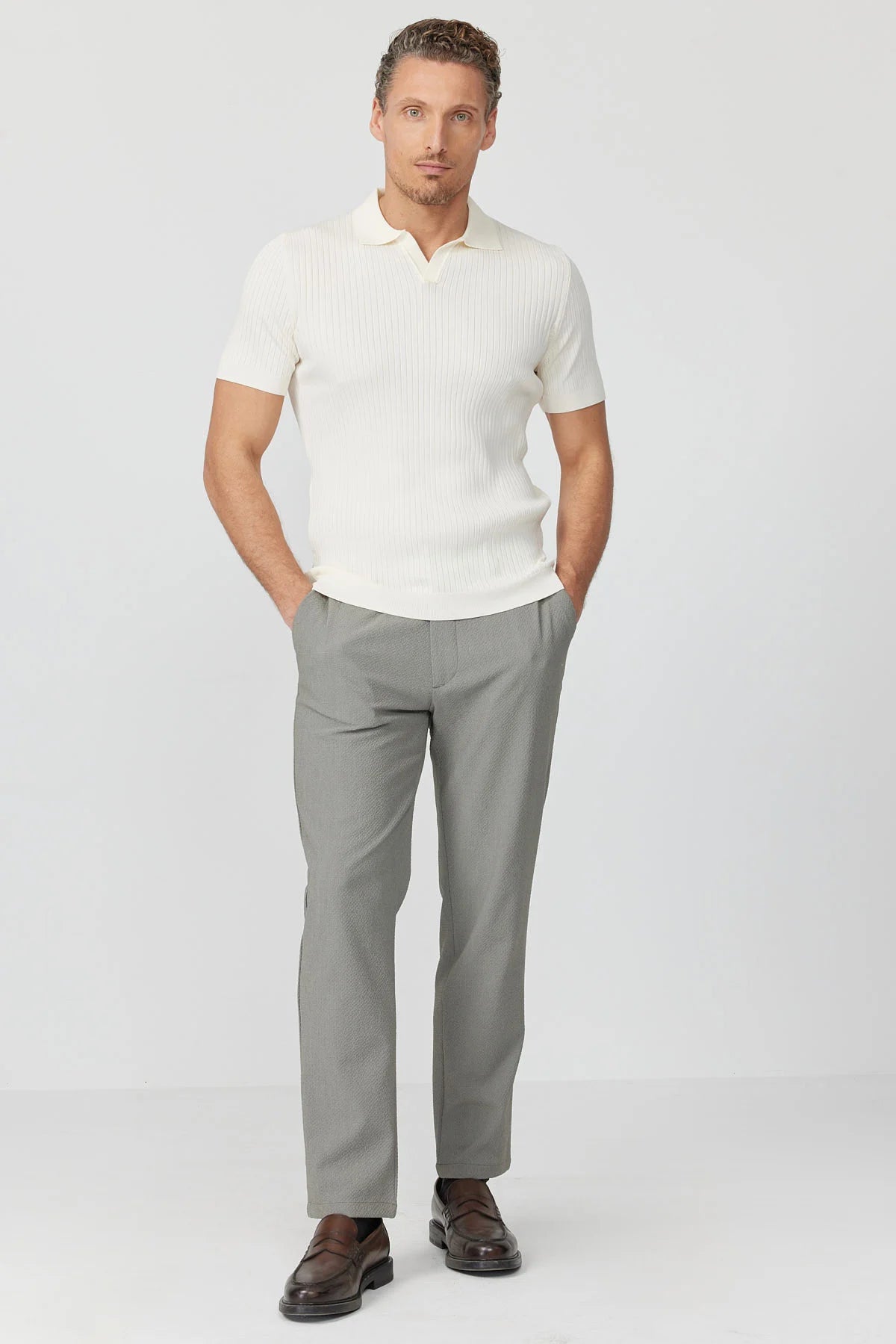 Men's Jogger Pants with Elastic Waistband