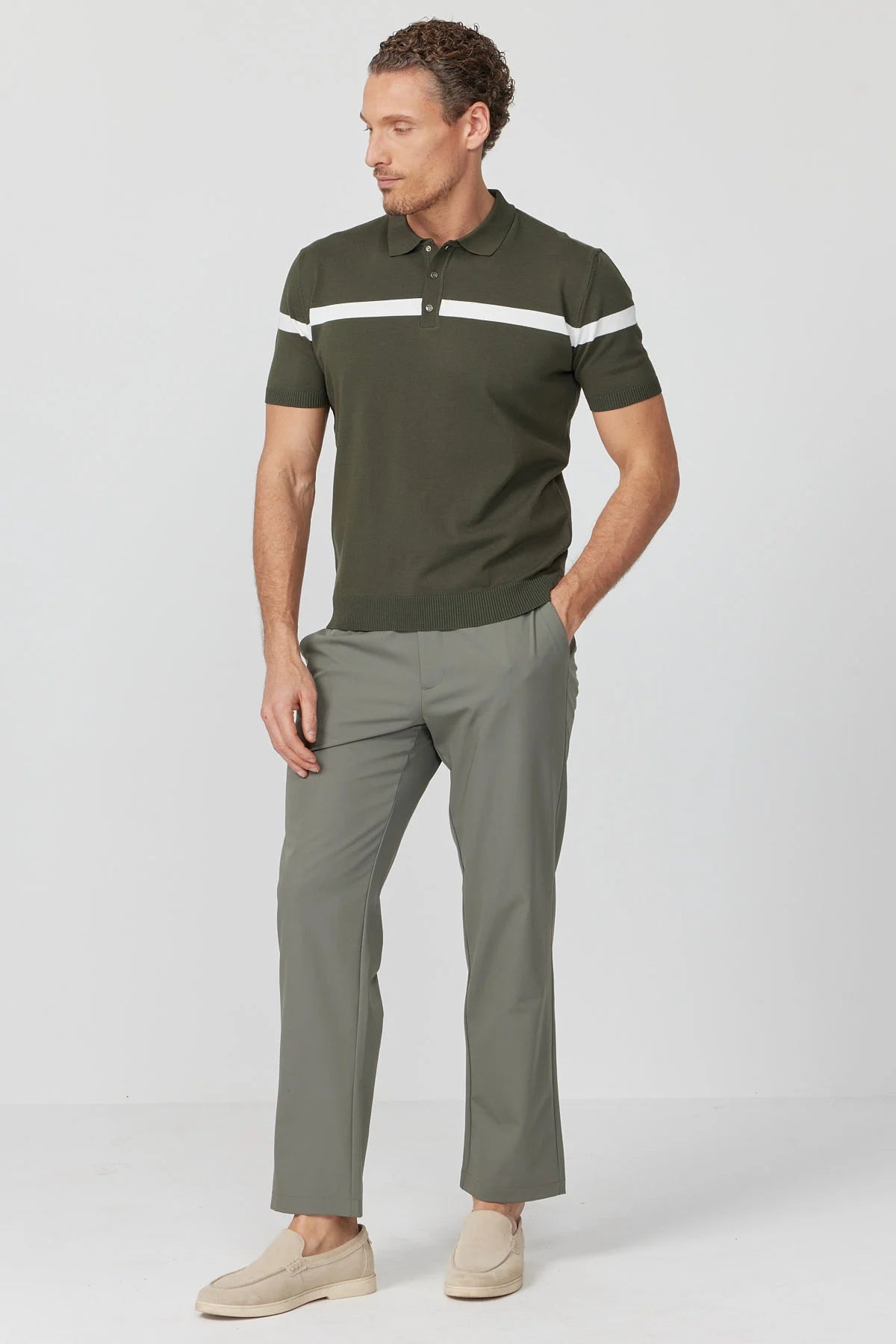 Men's Jogger Pants with Elastic Waistband