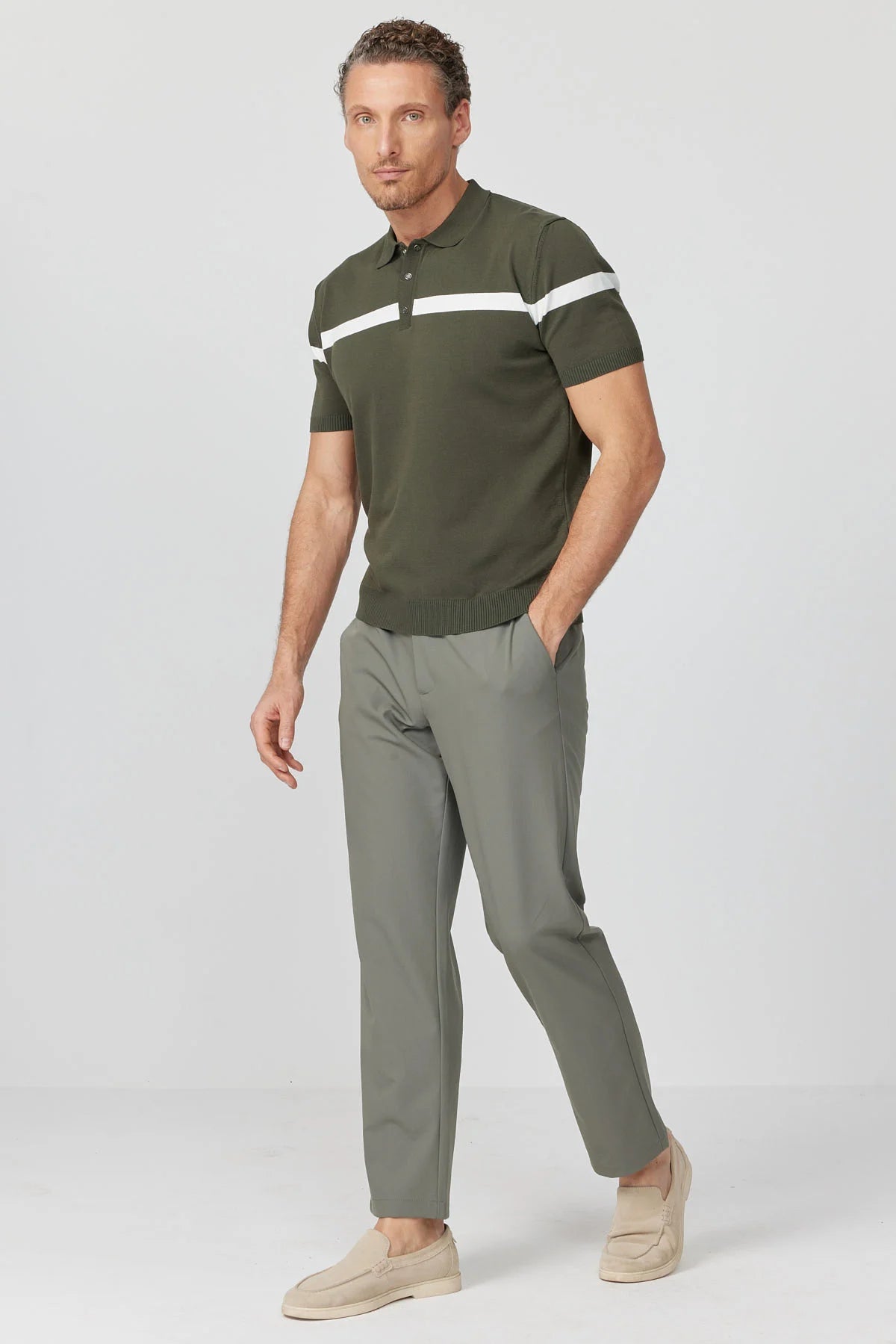 Men's Jogger Pants with Elastic Waistband