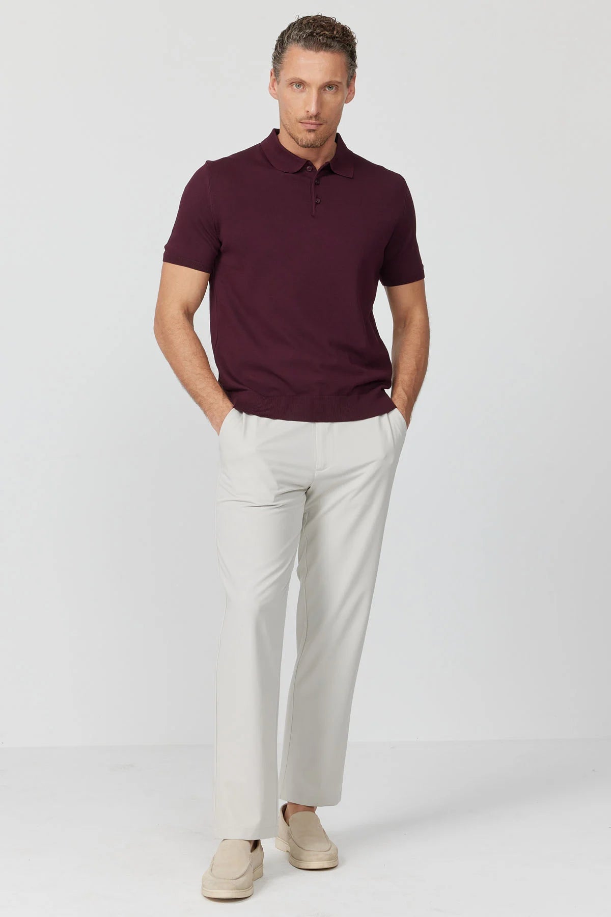 Men's Jogger Pants with Elastic Waistband