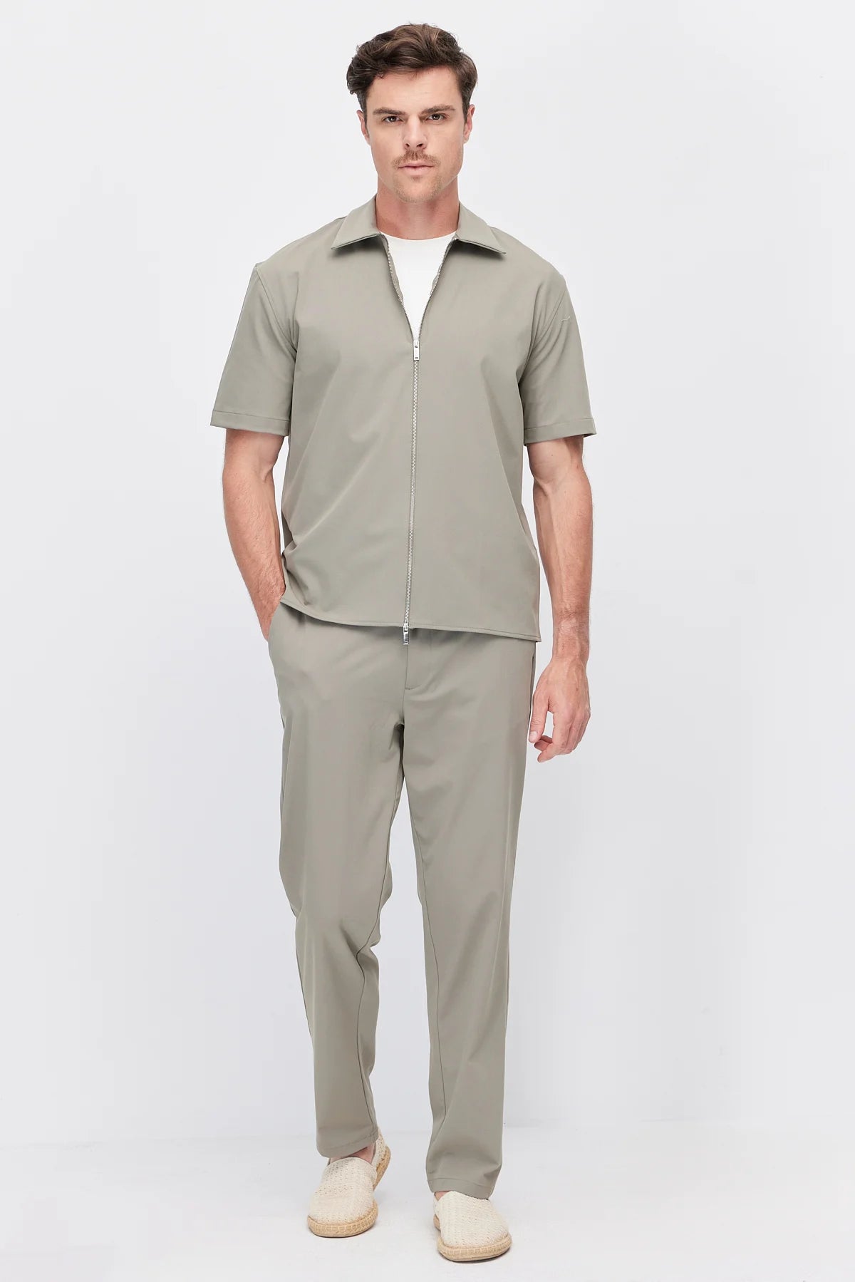 Men's Elastic Waist Jogger Pants