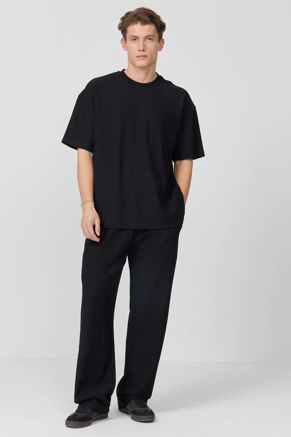 Men's Textured Sweatpants