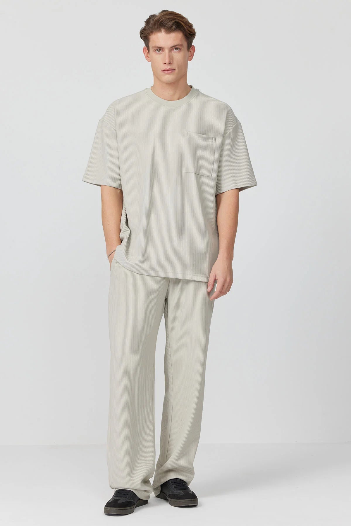 Men's Textured Sweatpants
