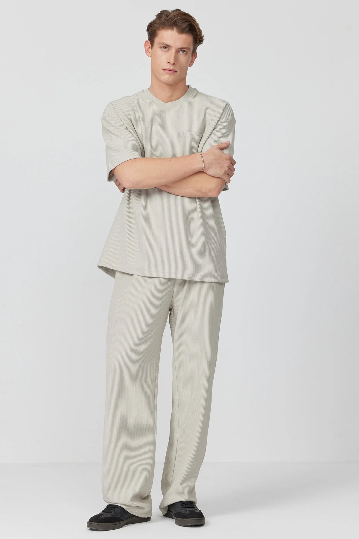 Men's Textured Sweatpants