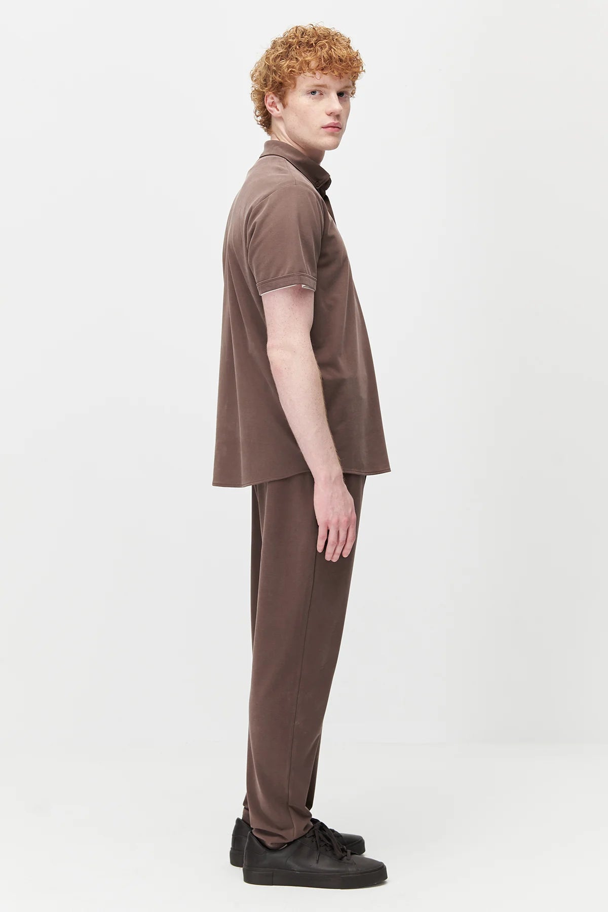 Men's Soft Textured Trousers