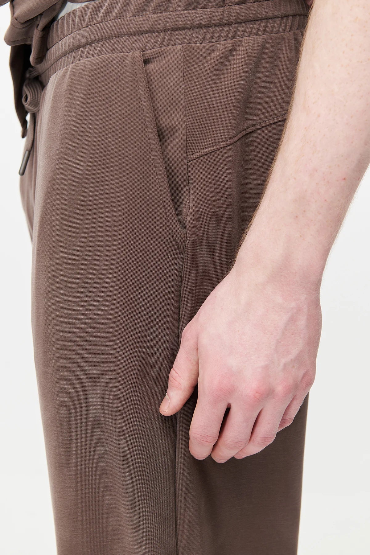 Men's Soft Textured Trousers