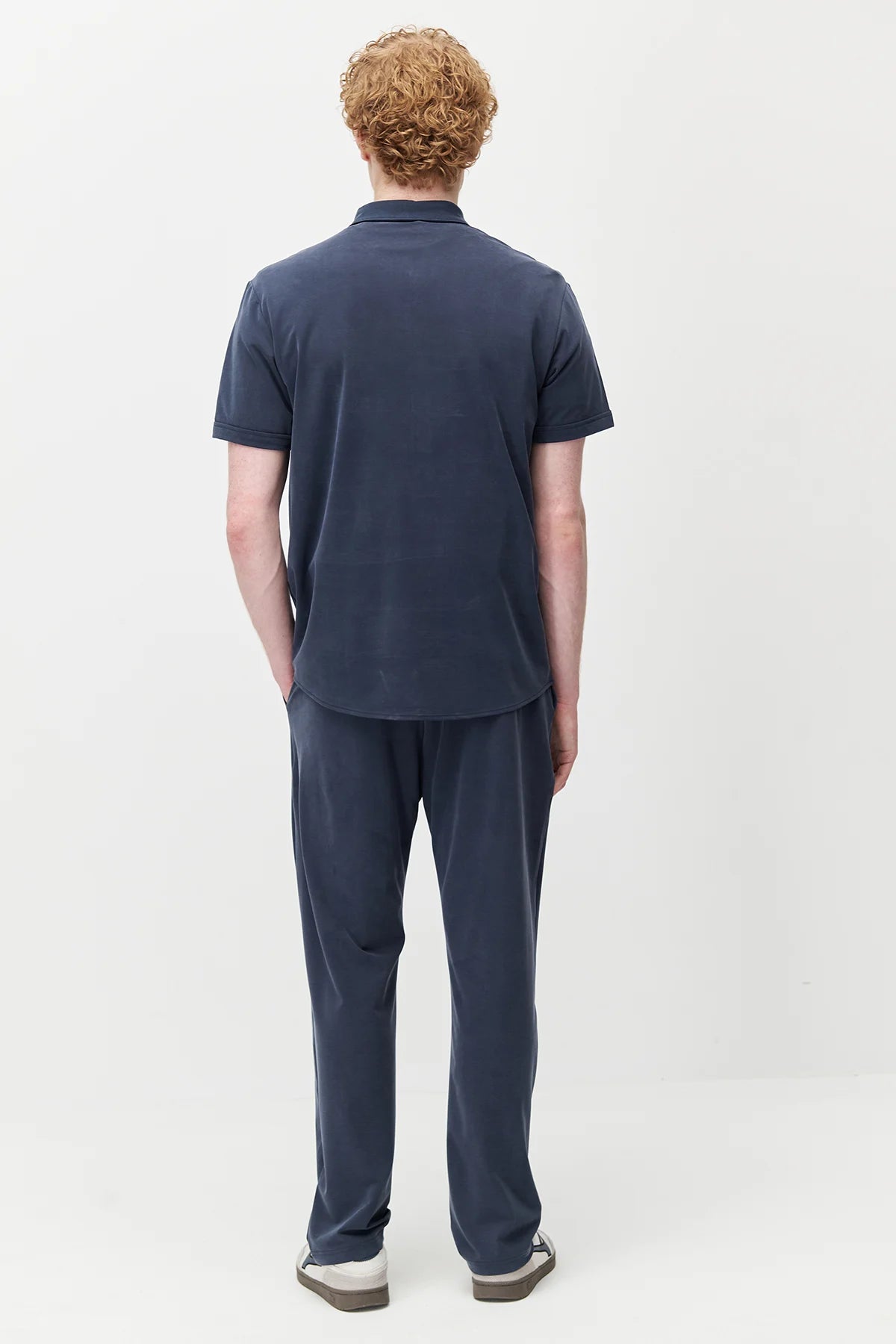 Men's Soft Textured Trousers