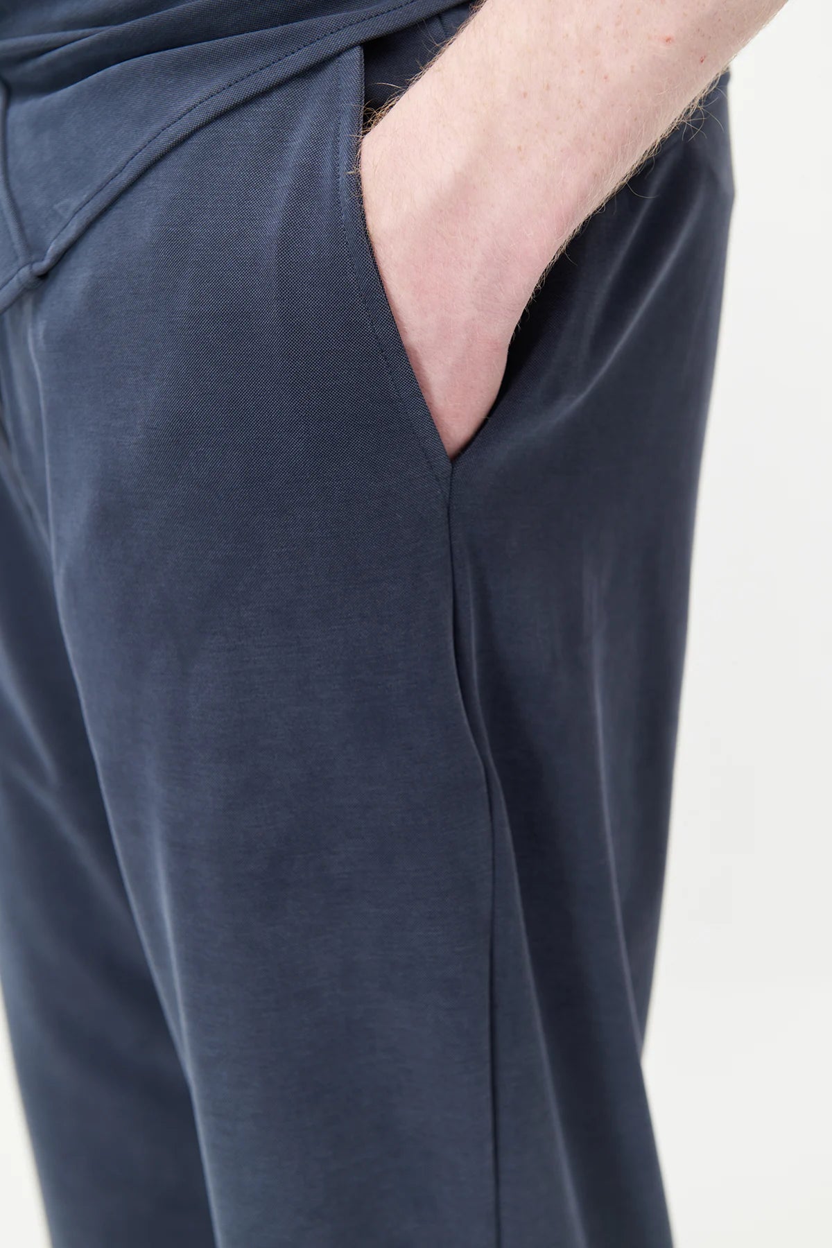 Men's Soft Textured Trousers