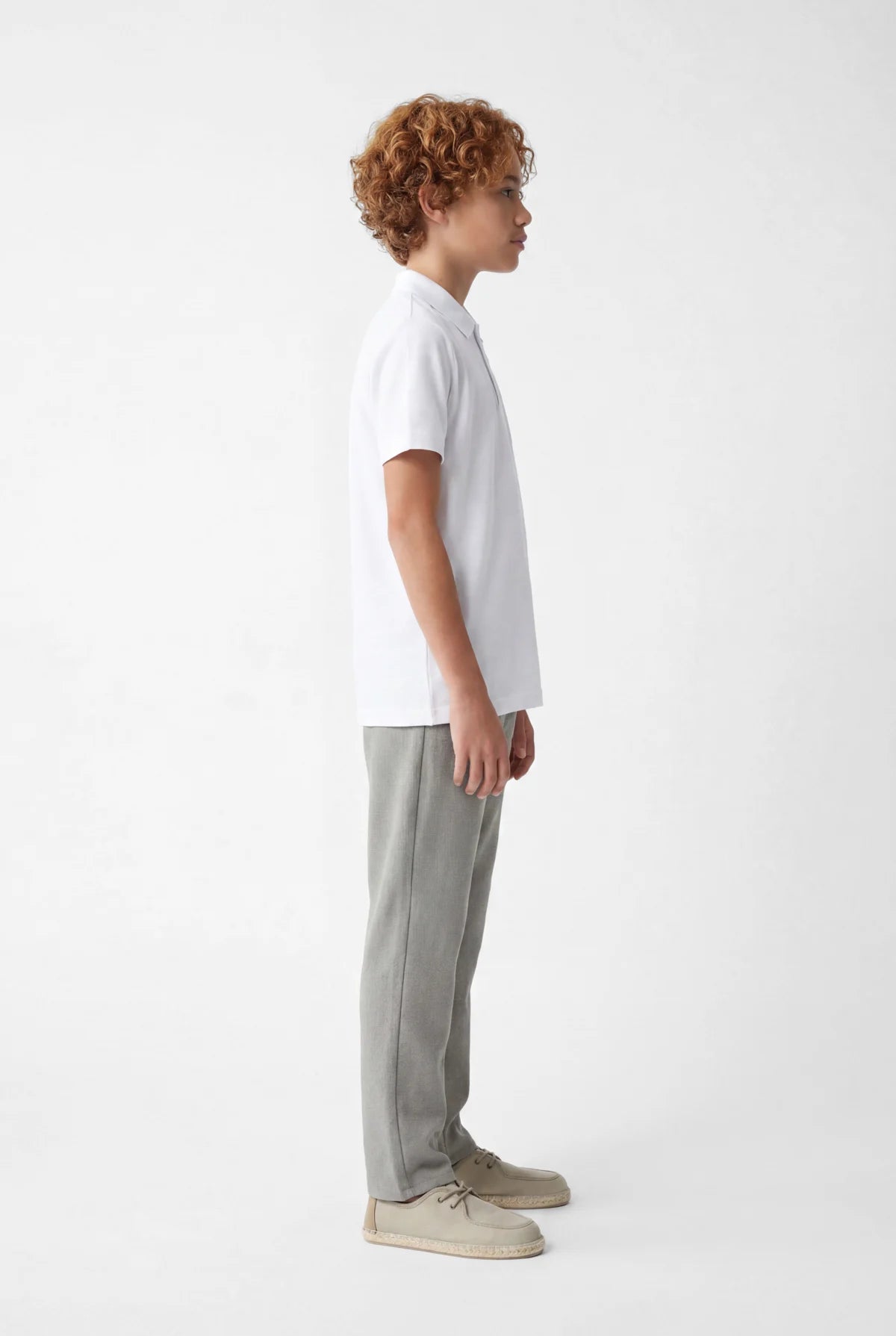 Boys' Textured Jogger Pants with Elastic Waistband