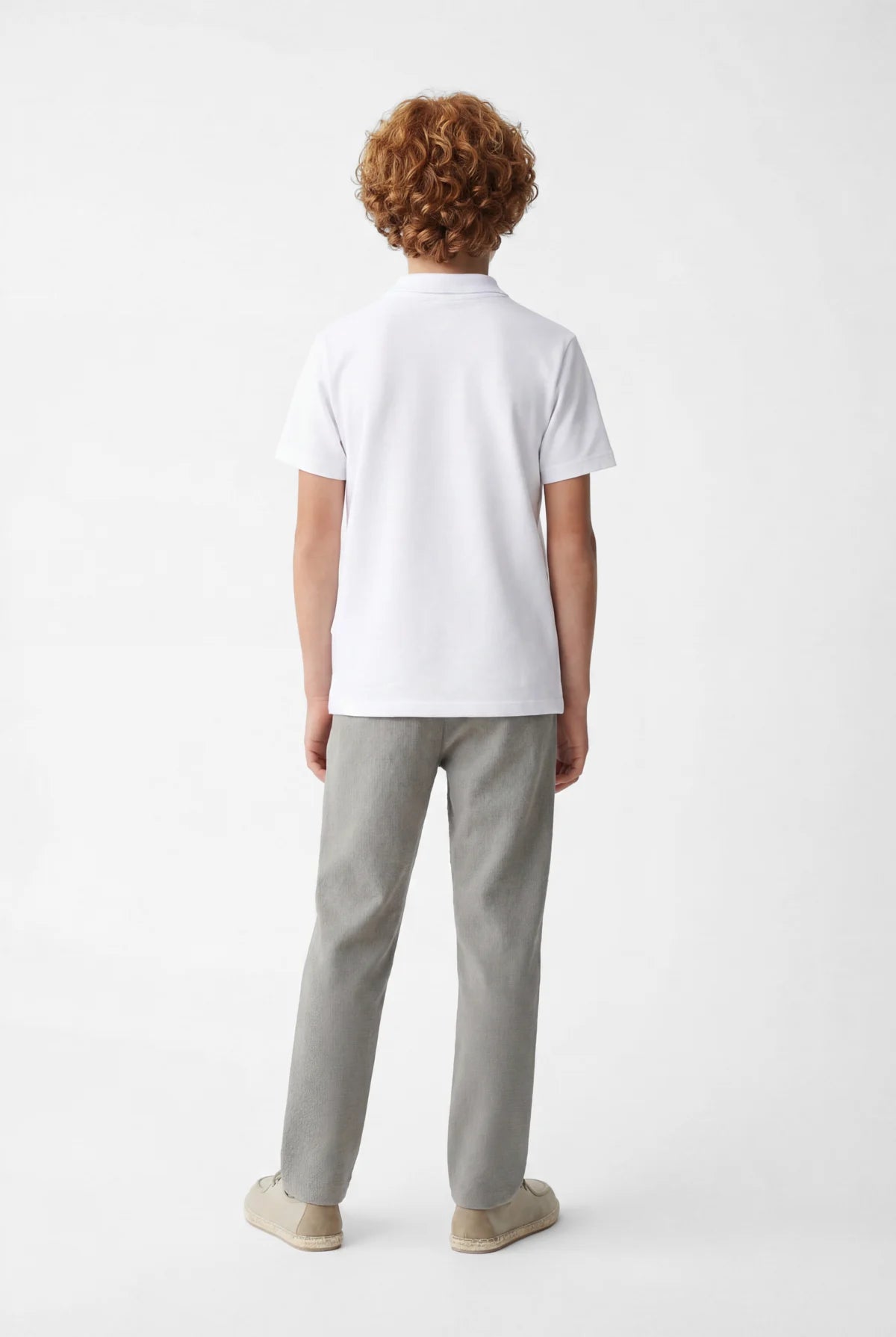 Boys' Textured Jogger Pants with Elastic Waistband