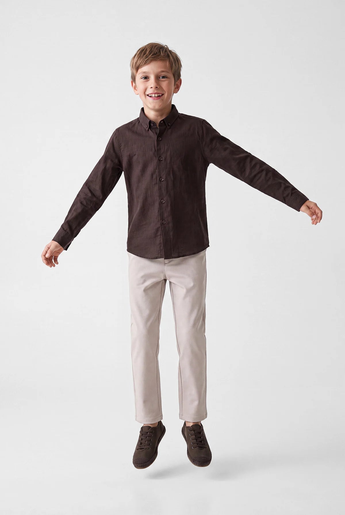 Boys' Jogger Pants with Elastic Waistband