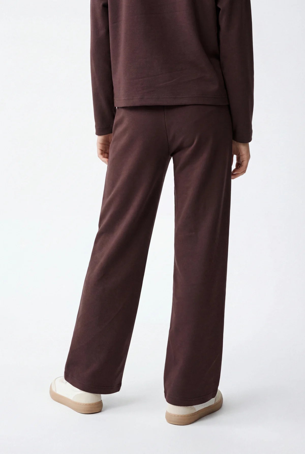 Girls' Trousers with Side Stripes
