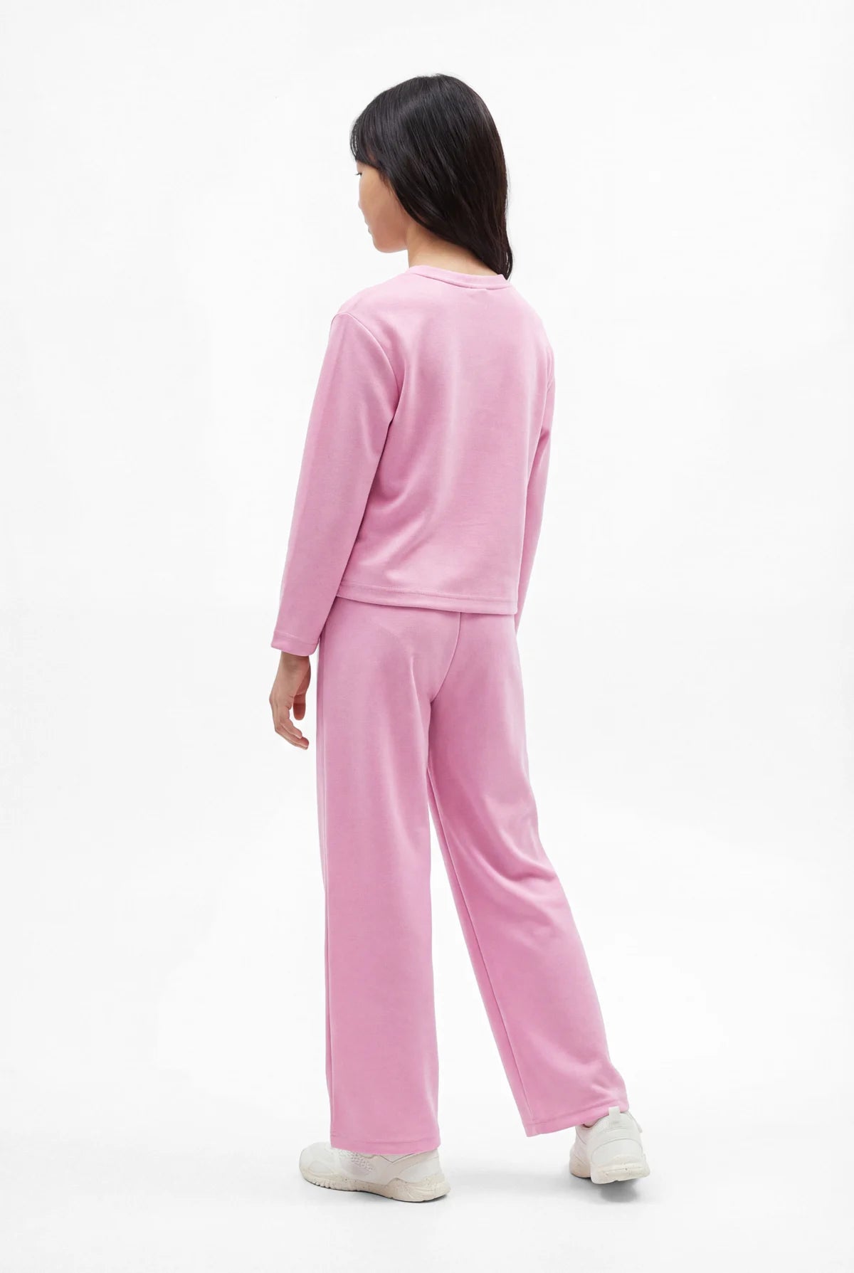 Girls' Trousers with Side Stripes