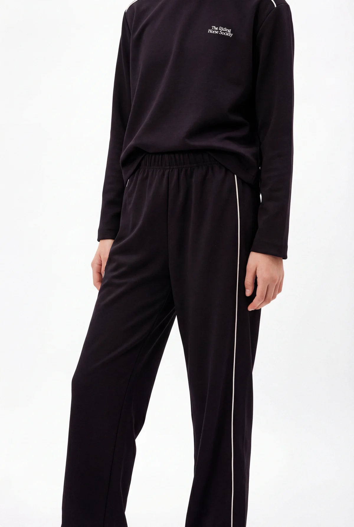 Girls' Trousers with Side Stripes