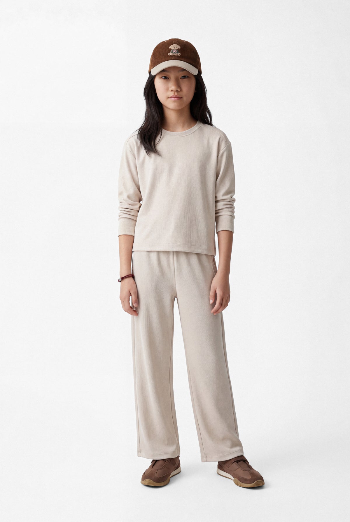 Girls' Pants with Elastic Waistband