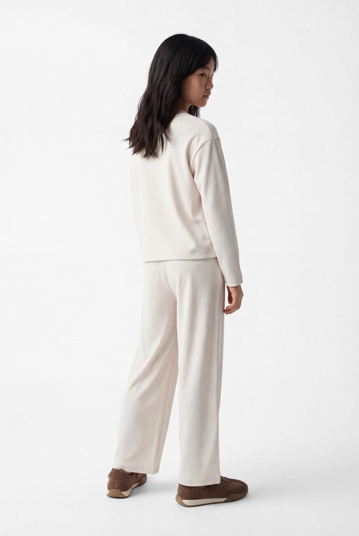 Girls' Pants with Elastic Waistband