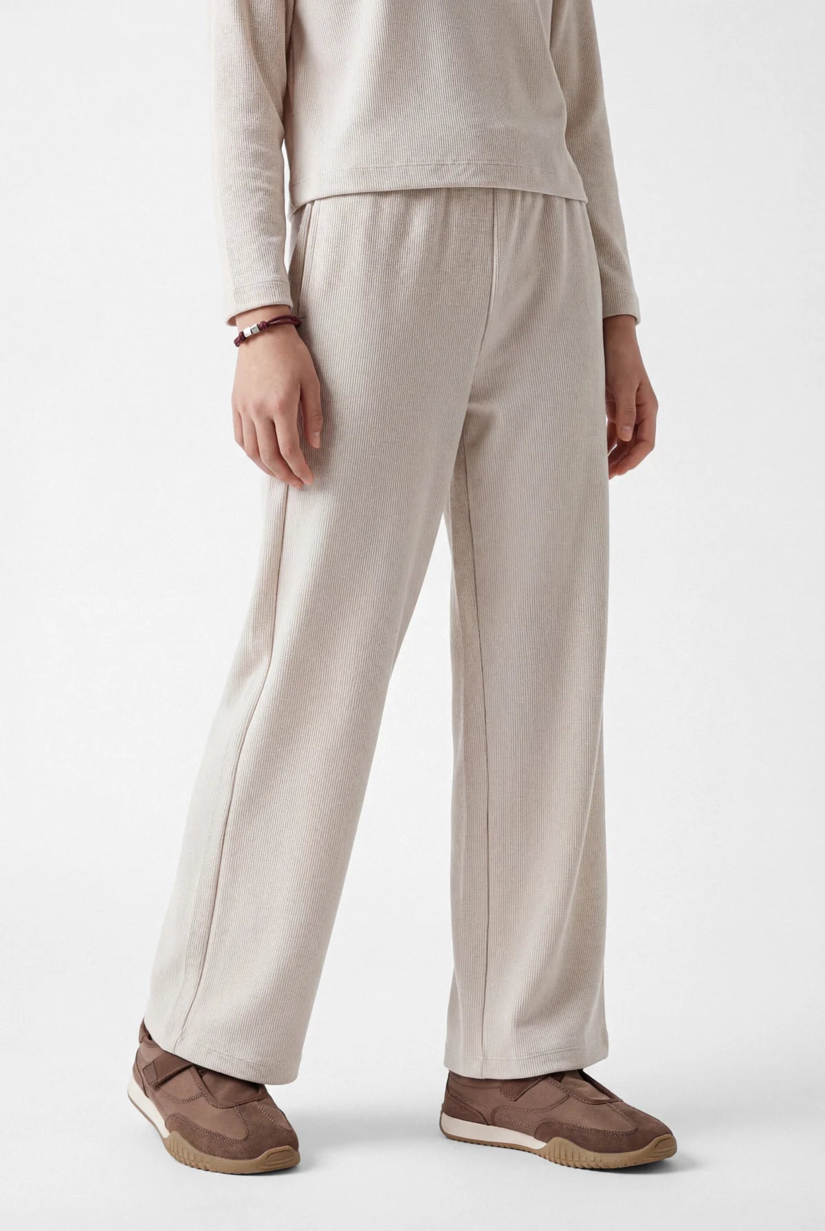 Girls' Pants with Elastic Waistband