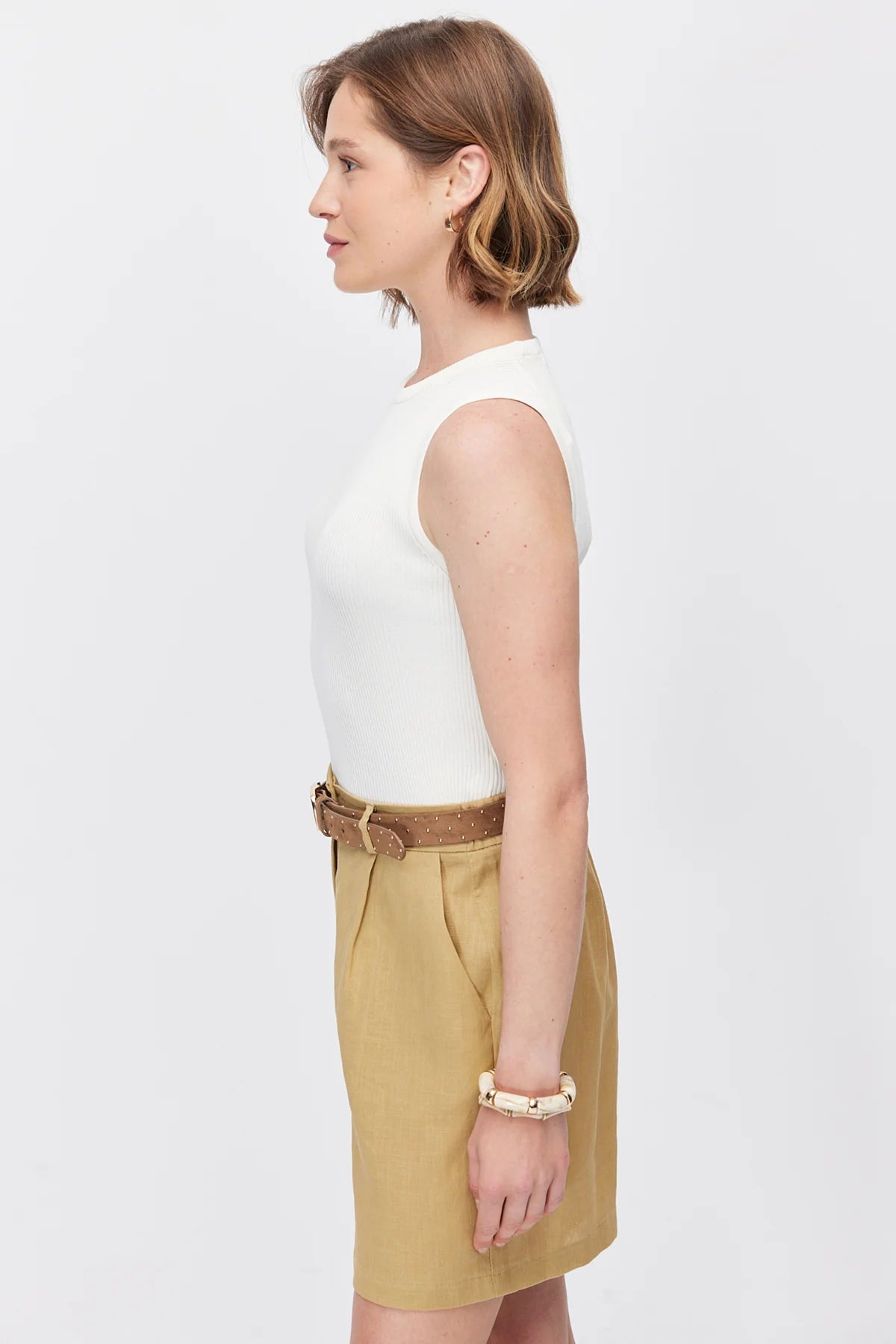 Women's Crew Neck Ribbed Bodysuit
