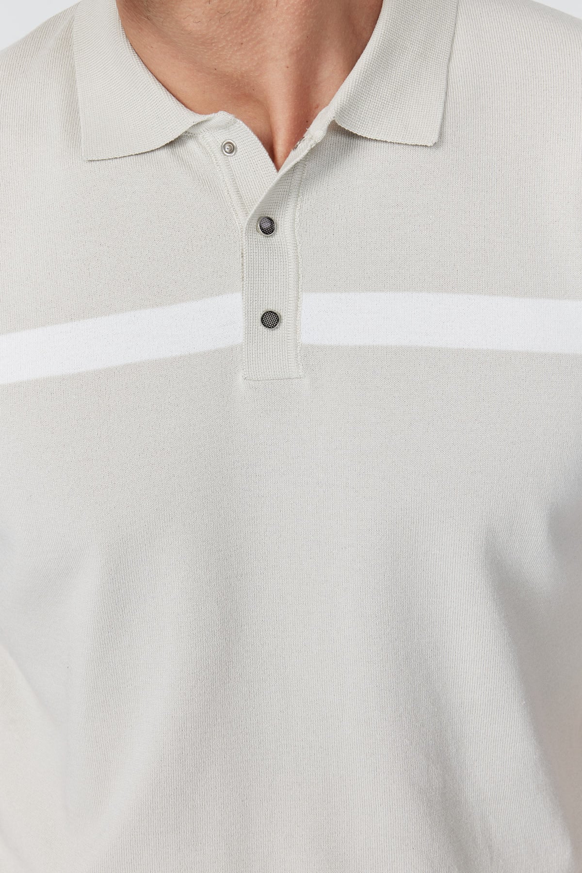 Men's Polo Collar Knit T-shirt