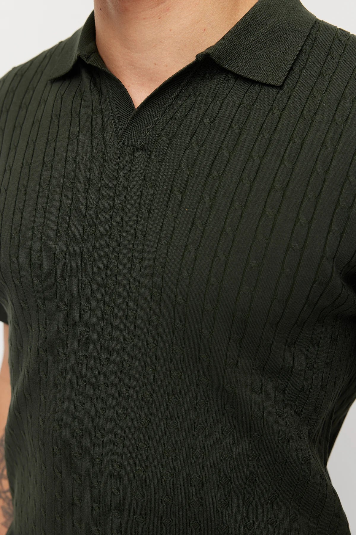 Men's Textured Knit T-shirt