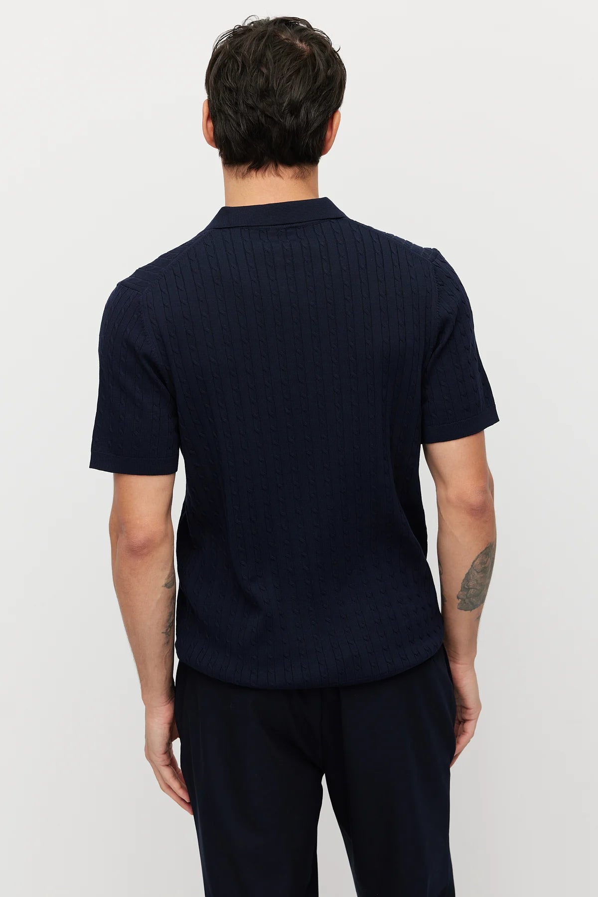 Men's Textured Knit T-shirt
