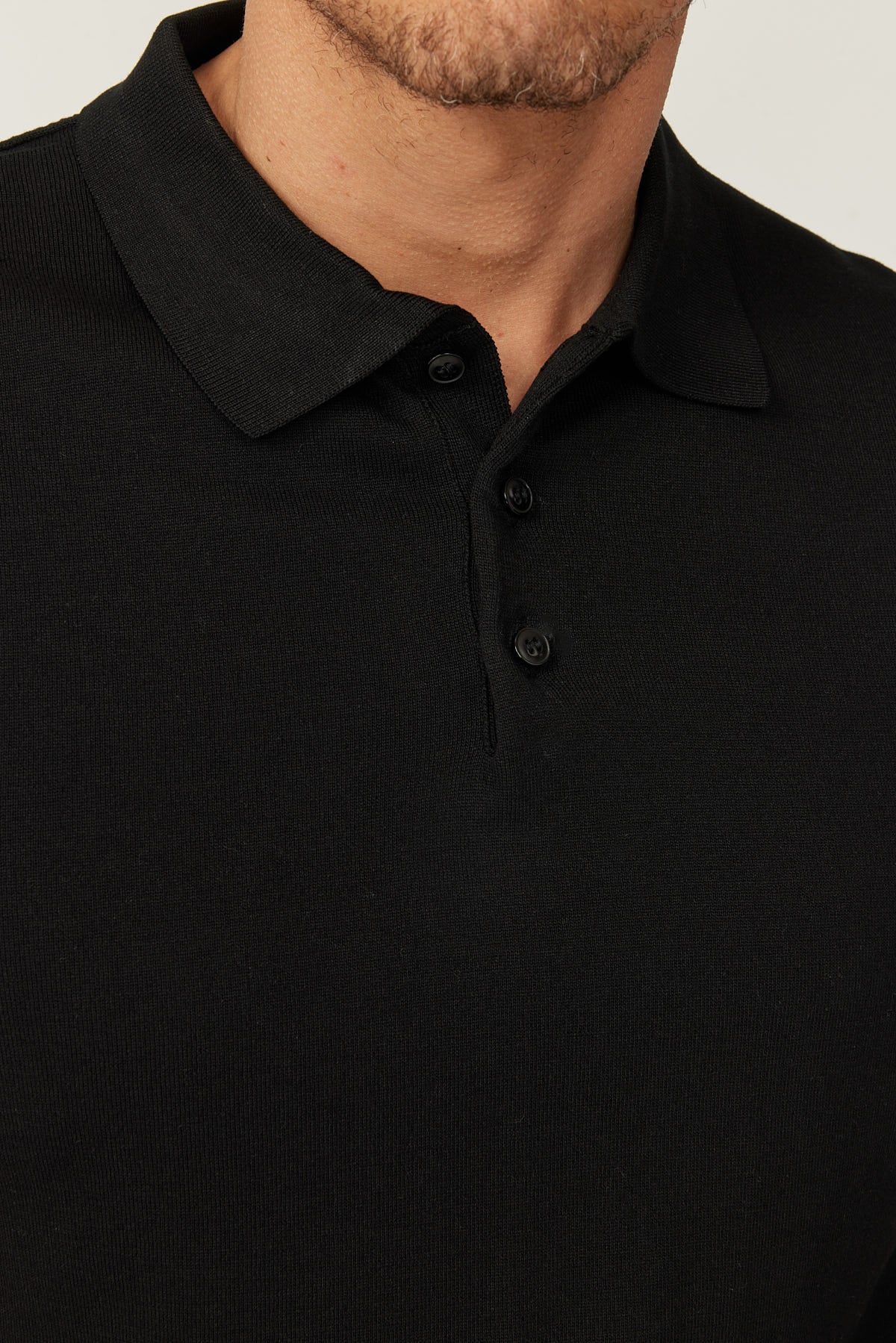 Men's Knitted Polo T-shirt