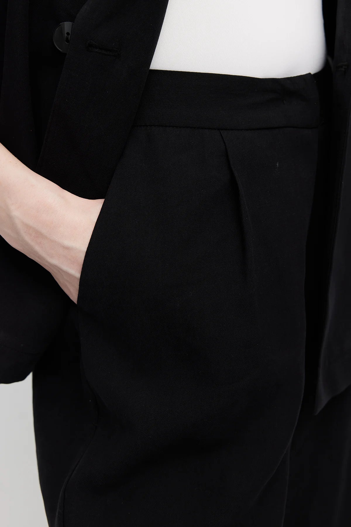Women's Linen-Look Straight-Fit Trousers