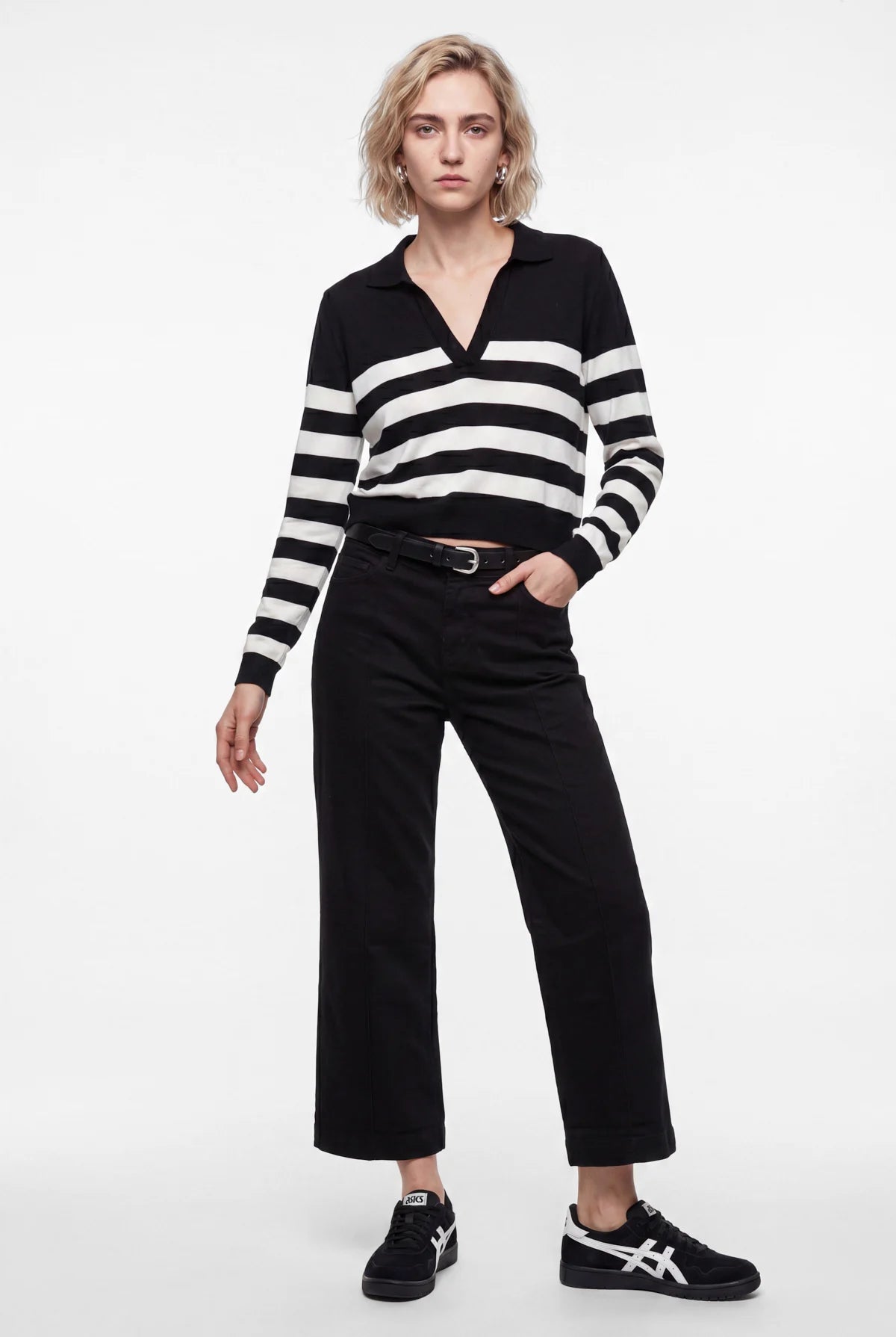 Women's High Waist Straight Cut Jeans
