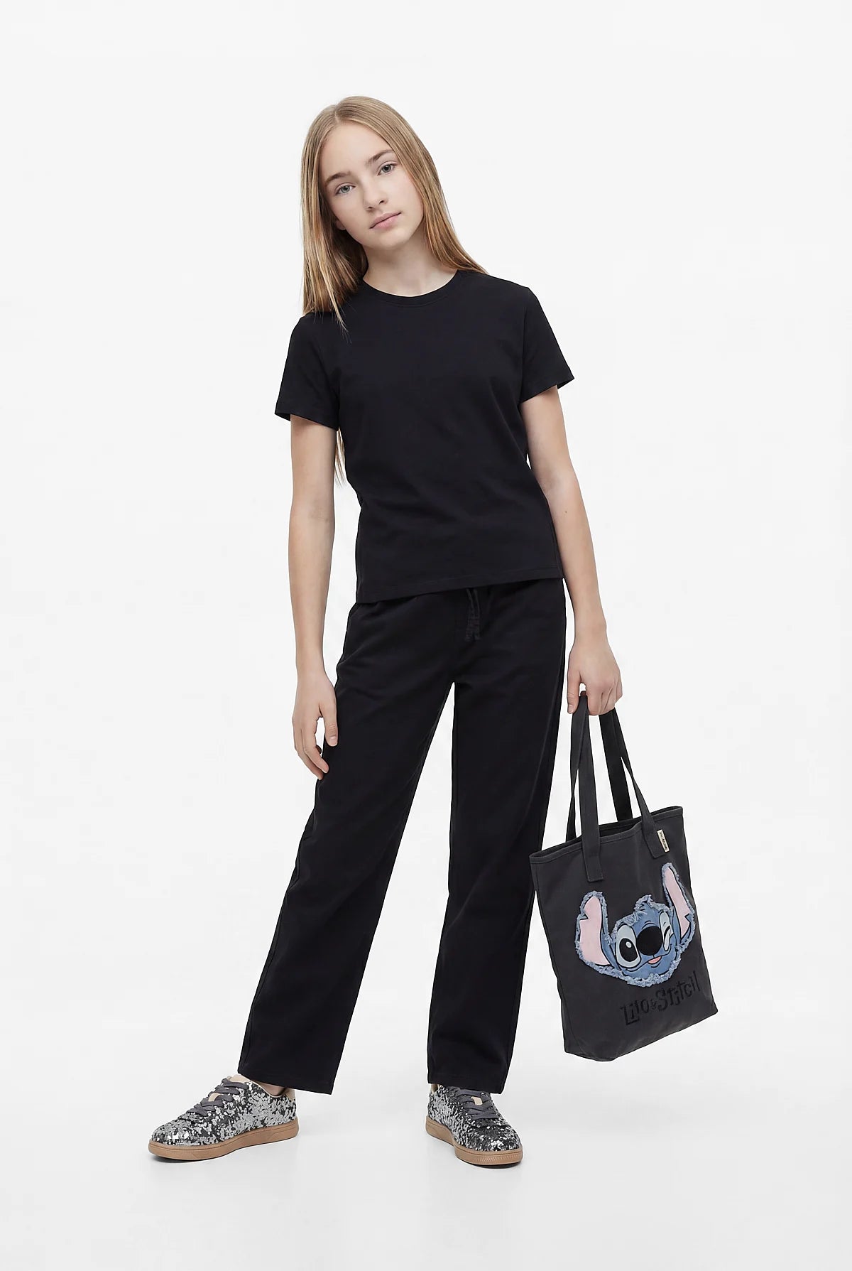 Girls' Pants with Elastic Waistband