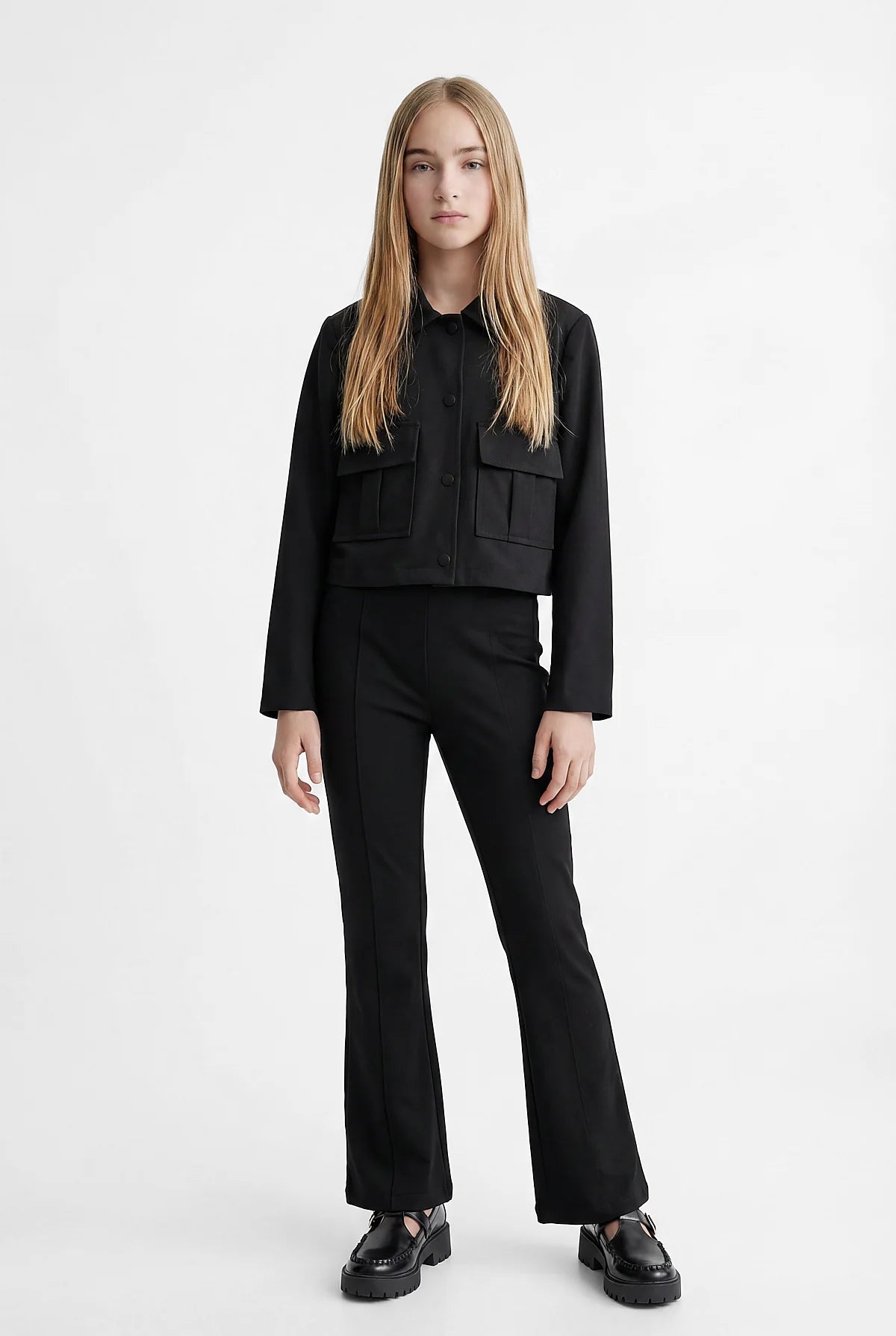 Girls' Wide Leg Leggings