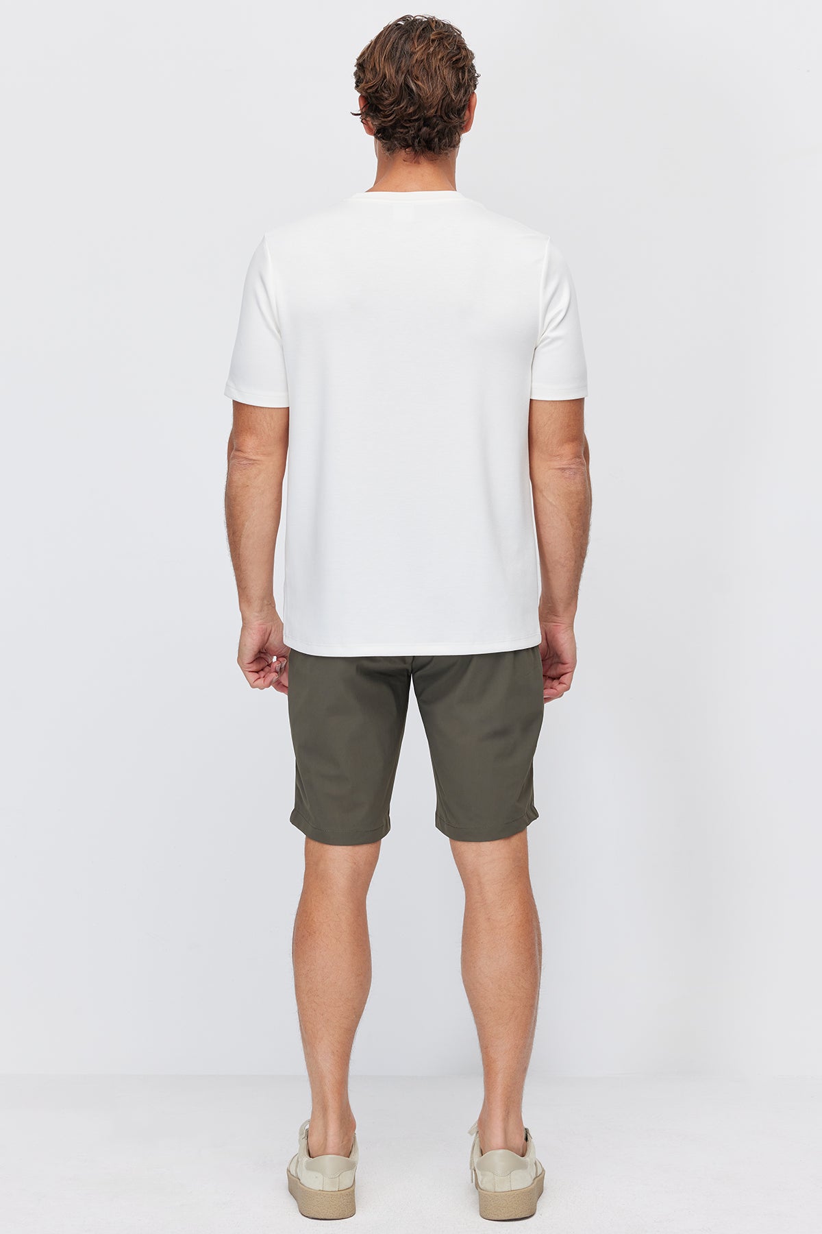 Men's Elastic Waist Jogger Shorts