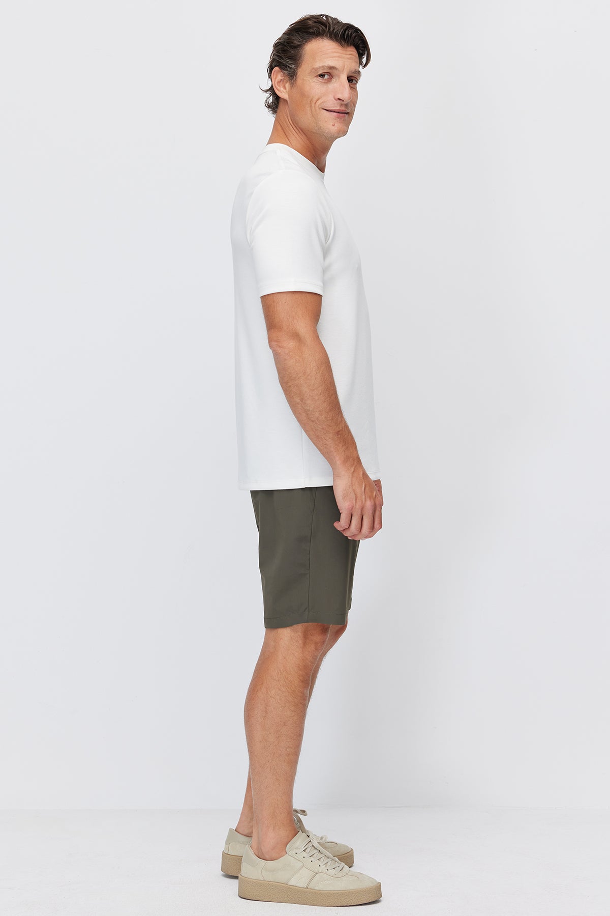Men's Elastic Waist Jogger Shorts