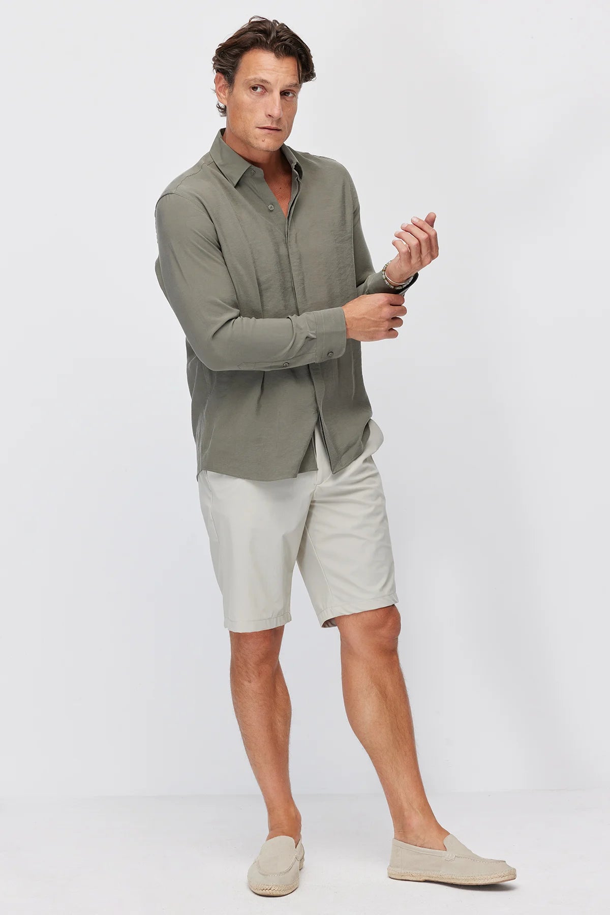 Men's Elastic Waist Jogger Shorts