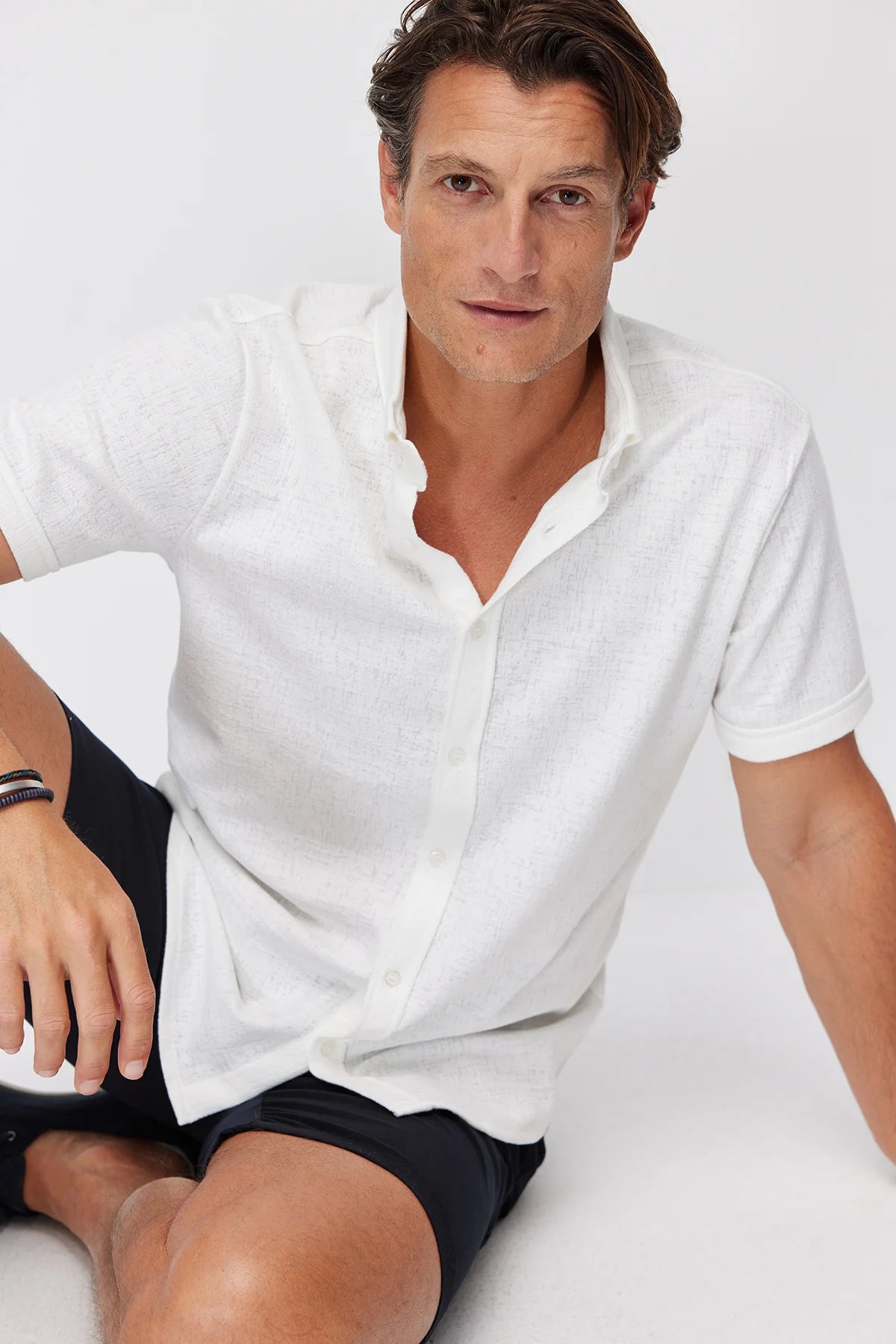 Men's Jogger Shorts with Semi-Elastic Waistband