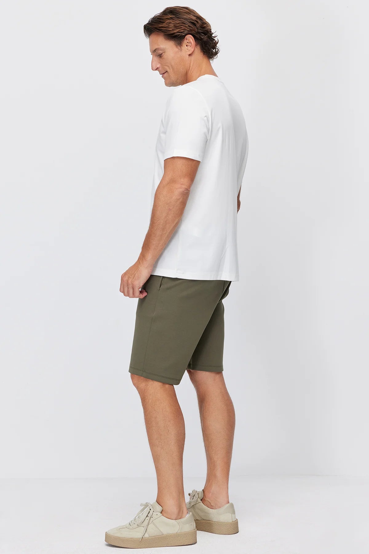 Men's Shorts with Elastic Waistband and Pockets