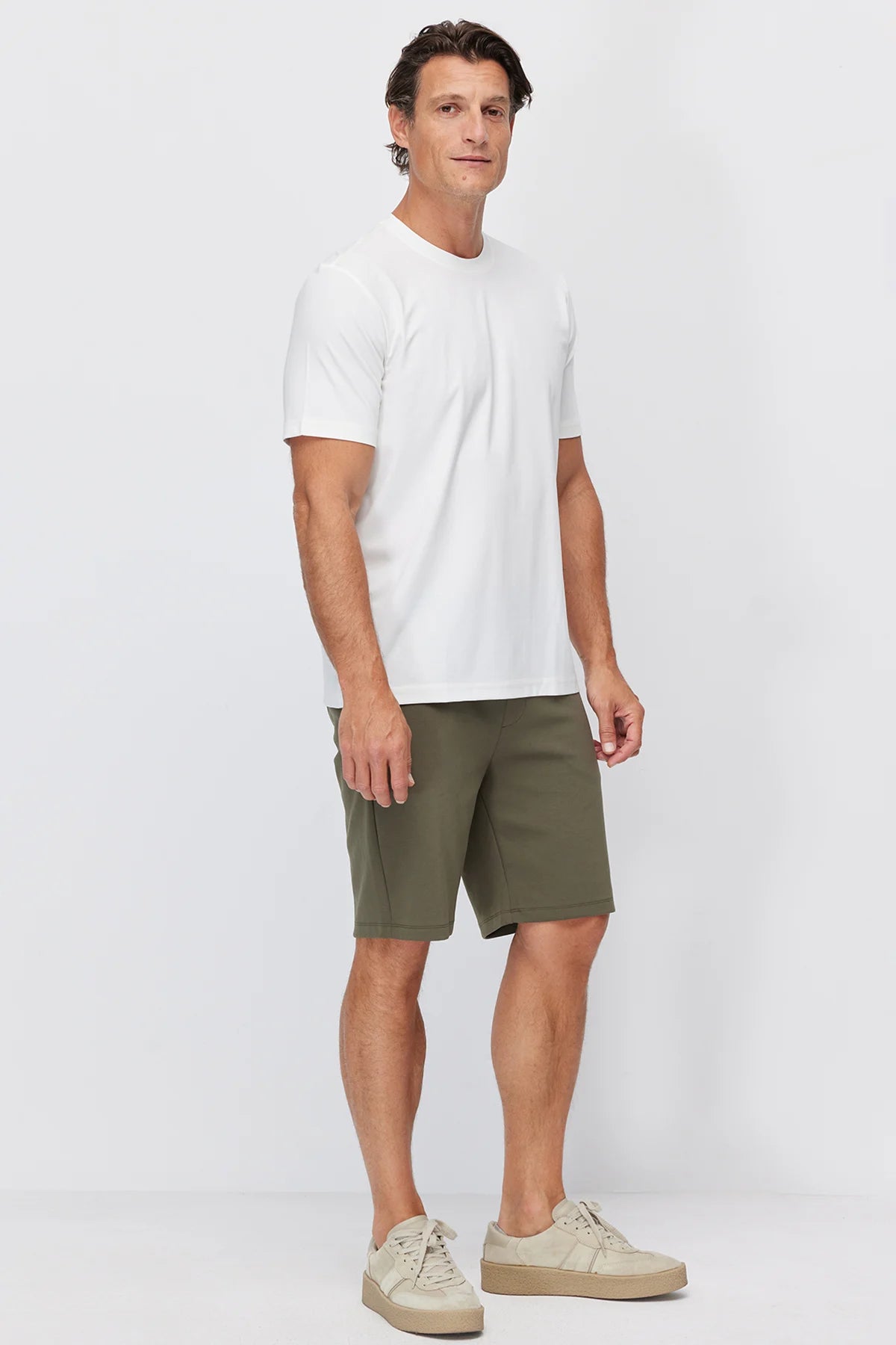 Men's Shorts with Elastic Waistband and Pockets
