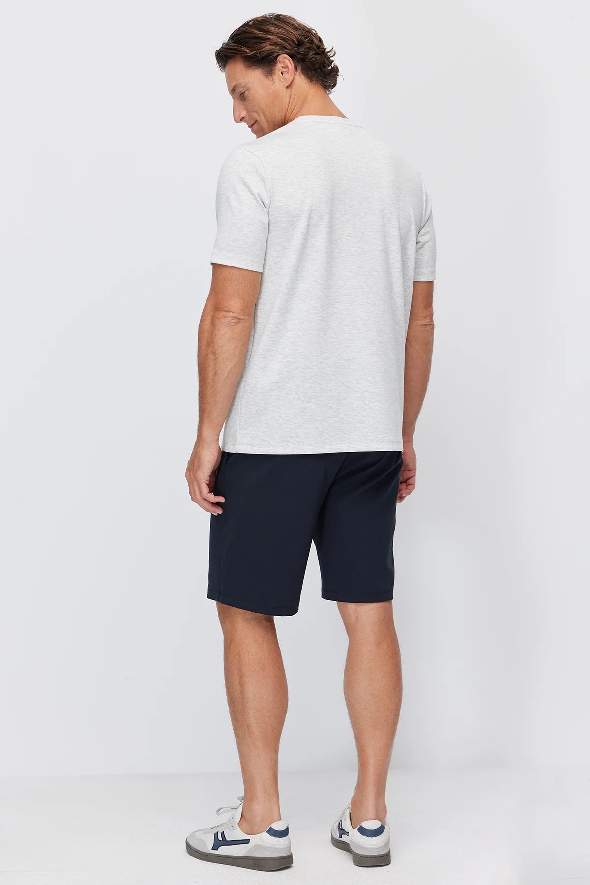 Men's Shorts with Elastic Waistband and Pockets