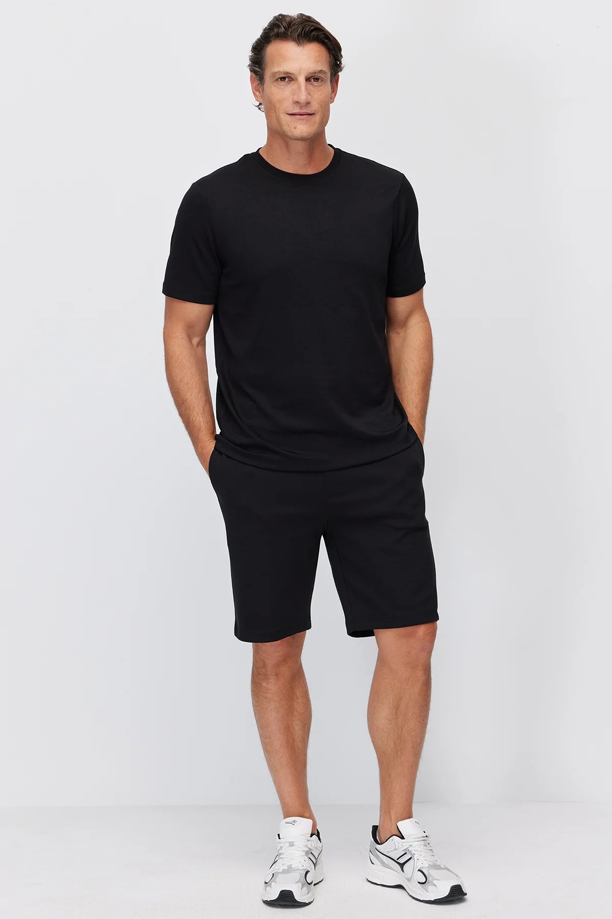 Men's Shorts with Elastic Waistband and Pockets