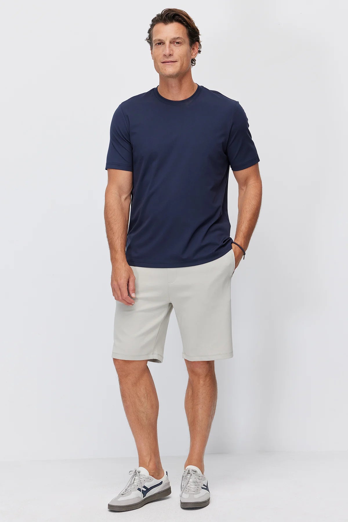 Men's Shorts with Elastic Waistband and Pockets