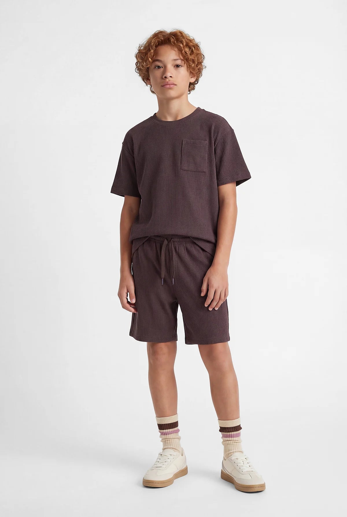 Boys' Shorts with Elastic Waistband and Tie