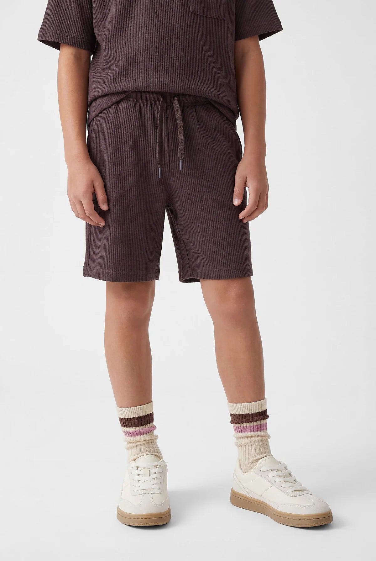 Boys' Shorts with Elastic Waistband and Tie