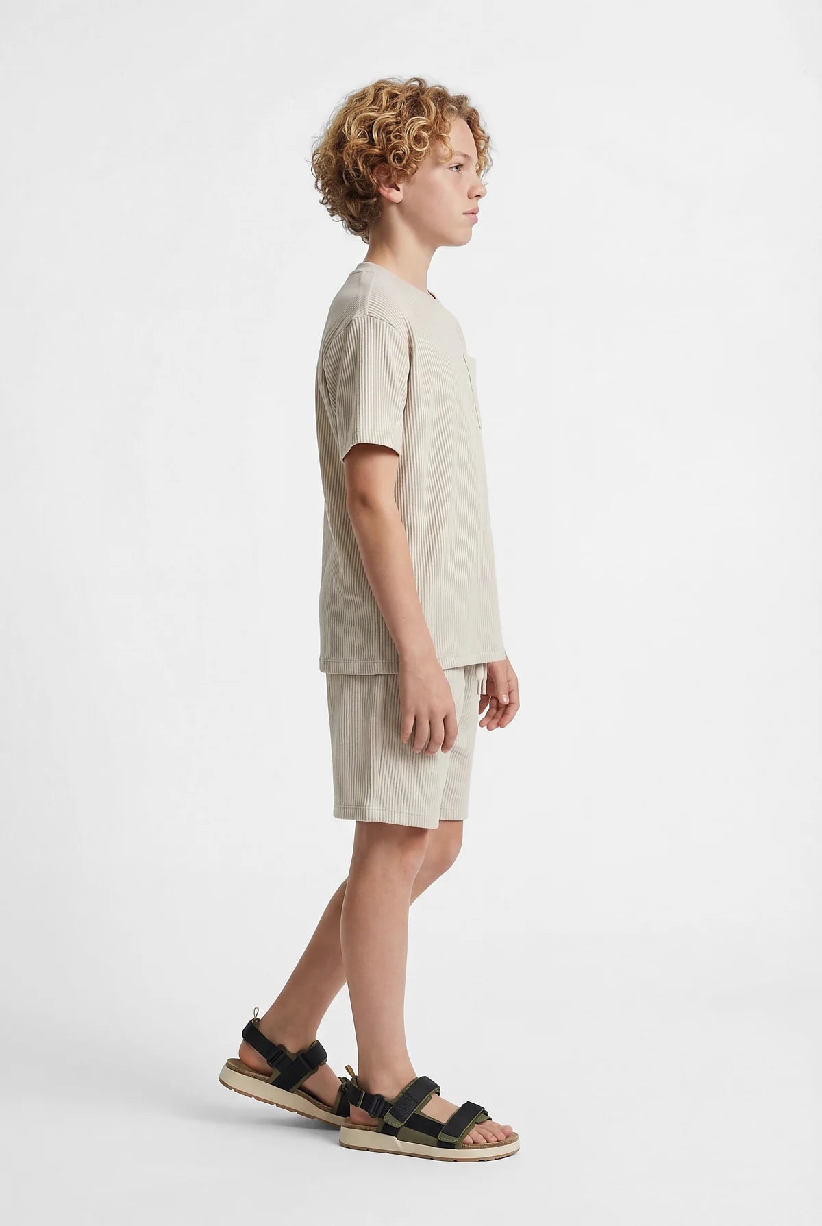 Boys' Shorts with Elastic Waistband and Tie