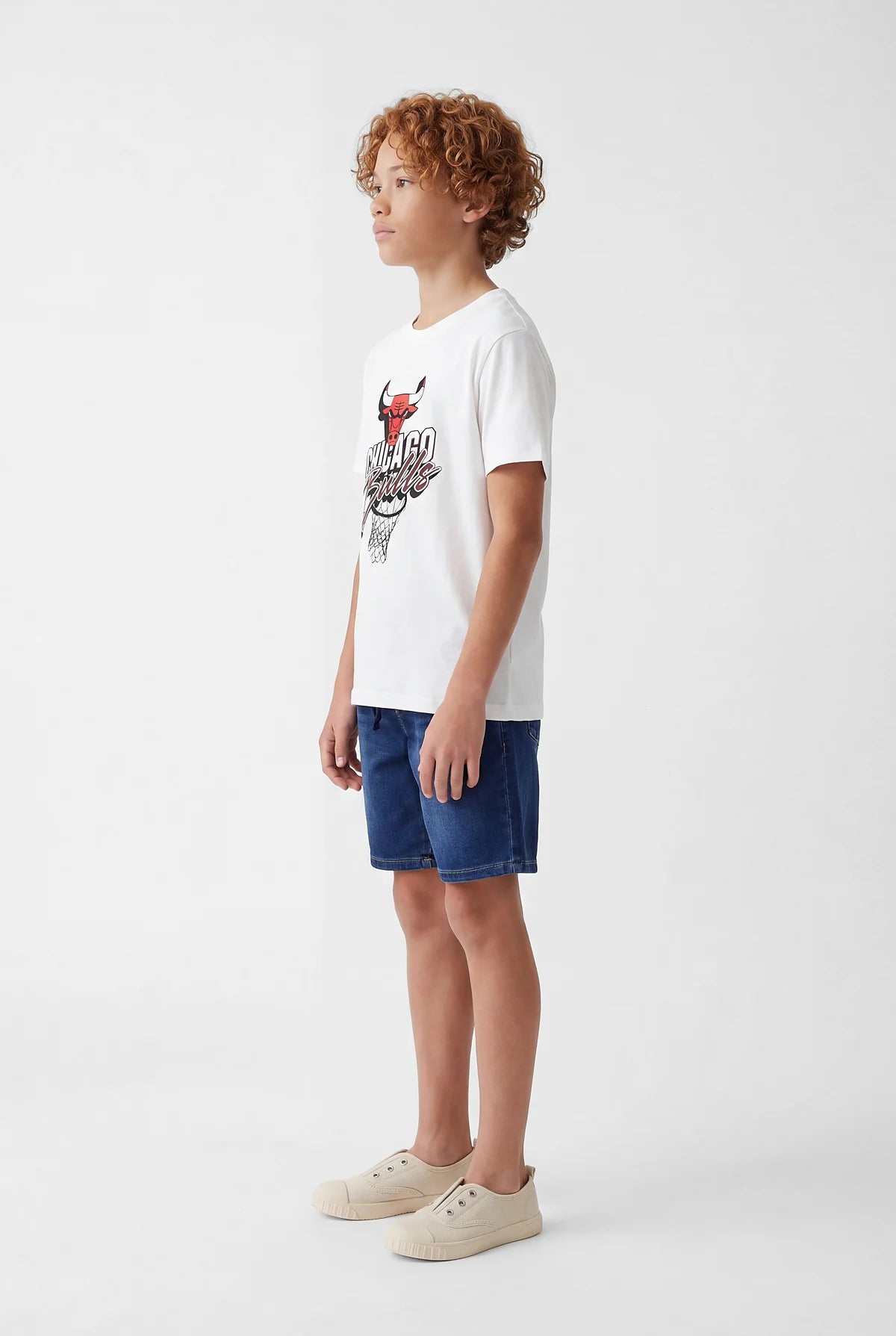 Boys' Denim Shorts with Elastic Waistband